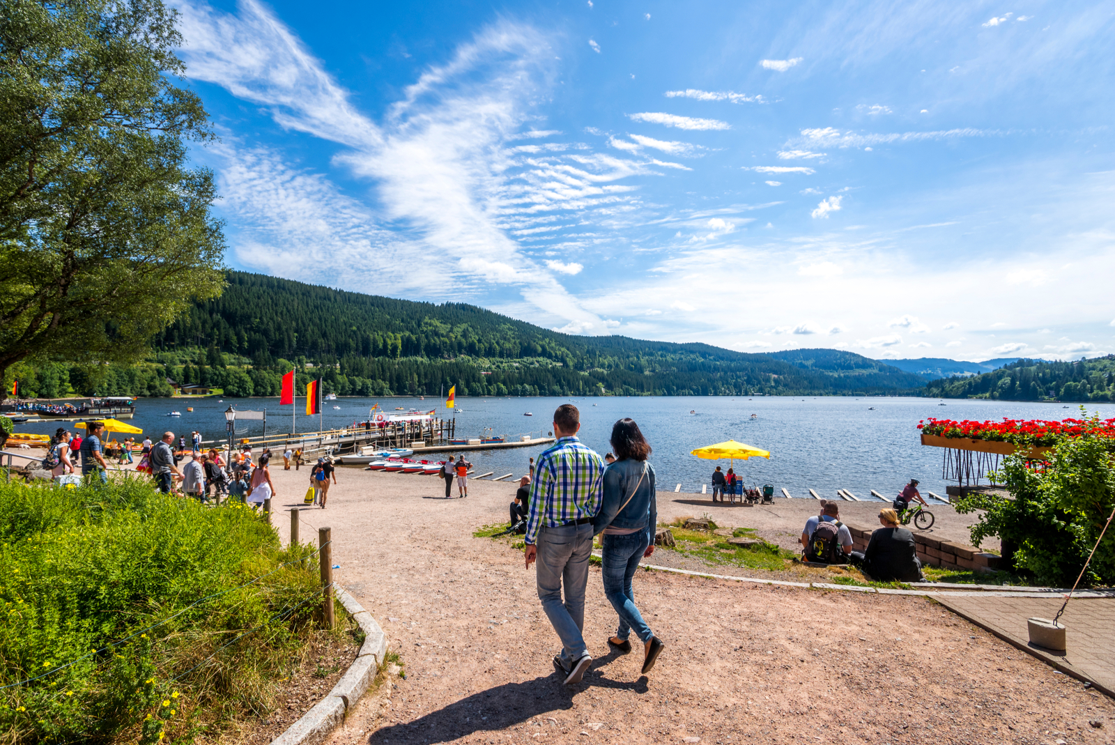 titisee in het zwarte woud