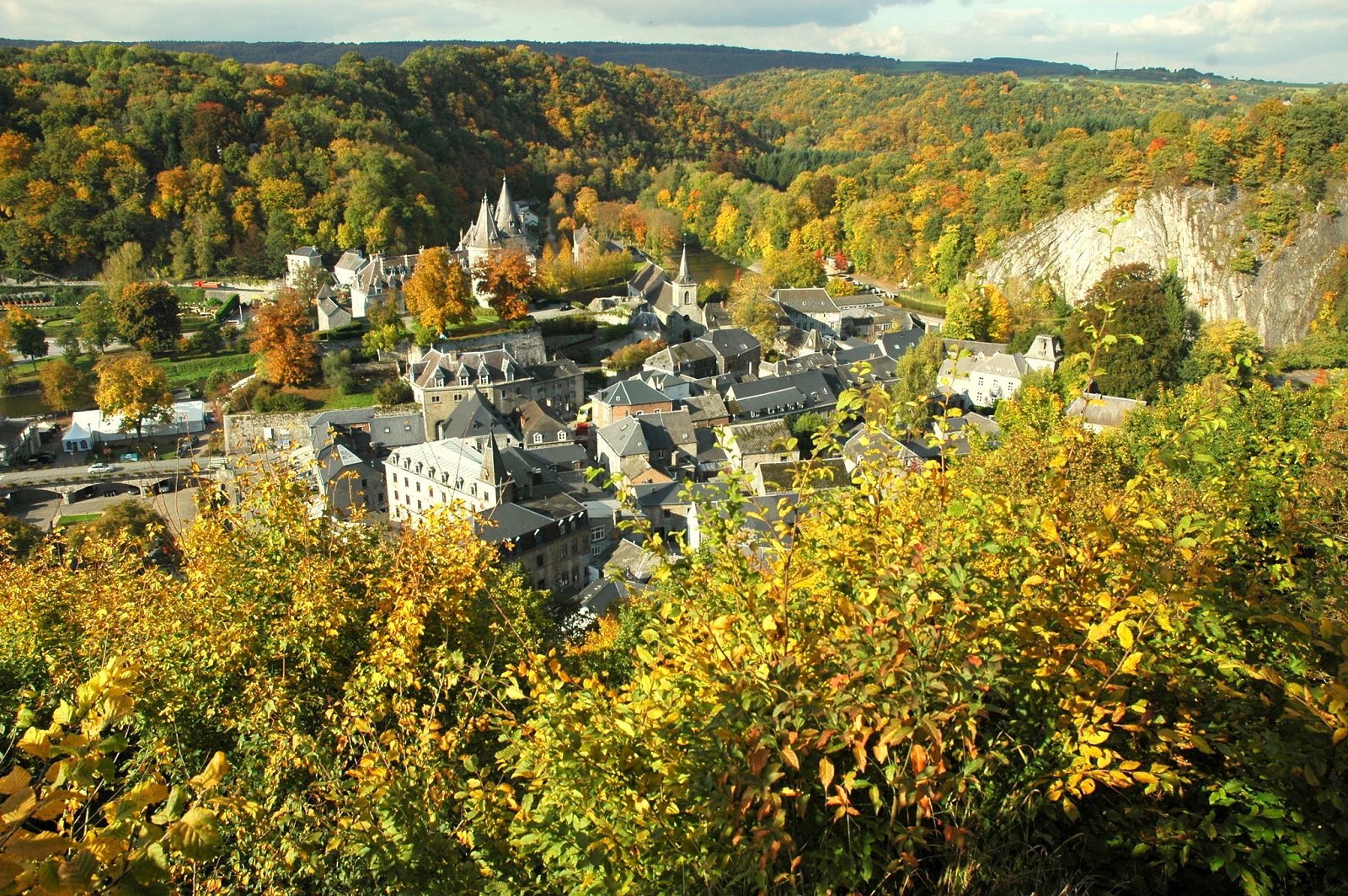 automne durbuy ardennes