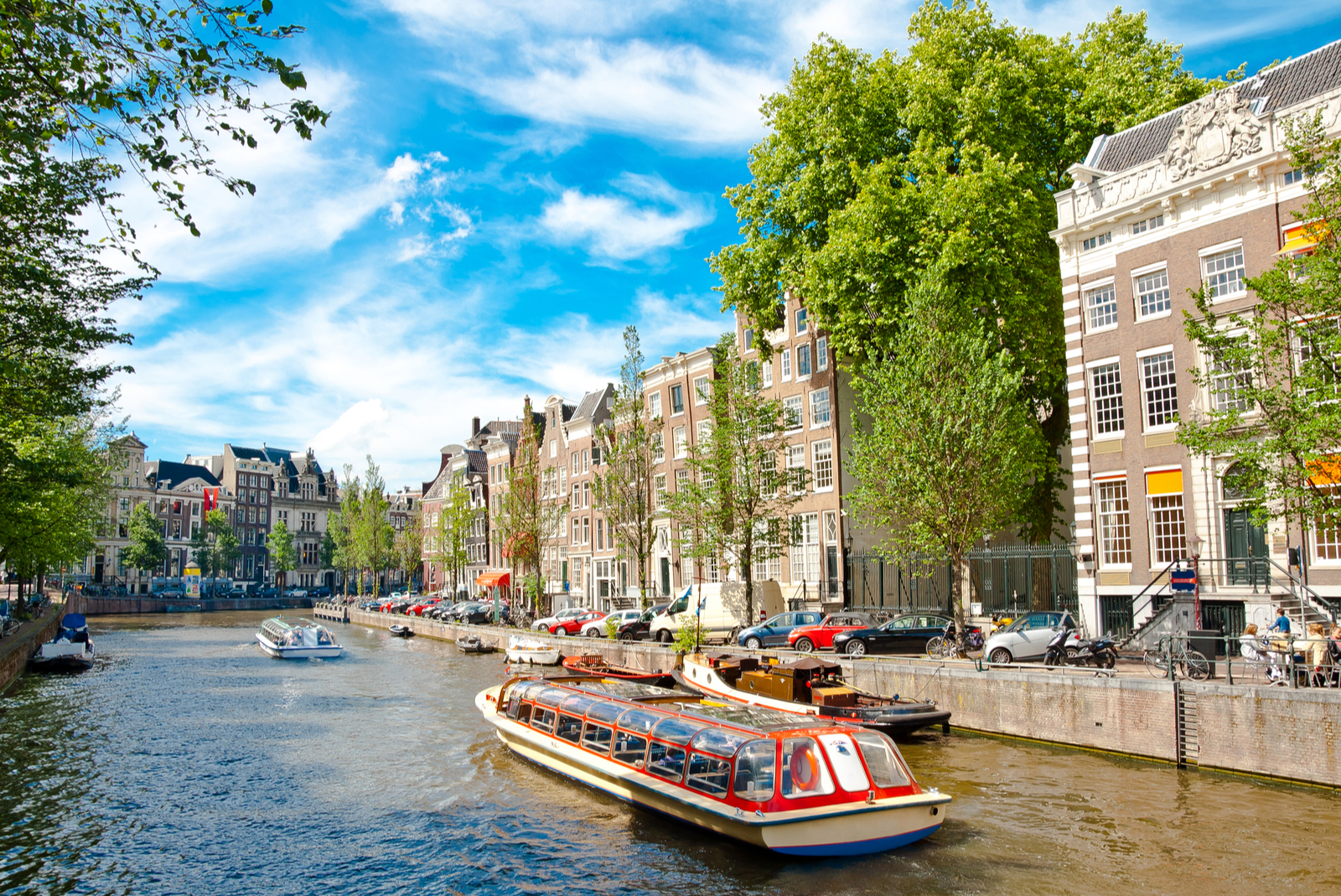 amsterdam promenade bateau canaux