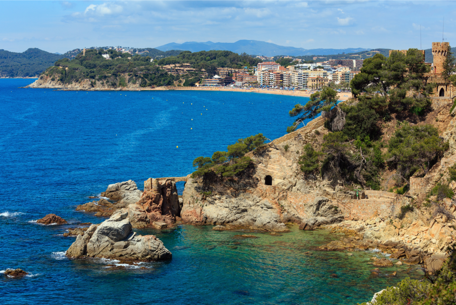 lloret de mar vanuit sant joan kasteel