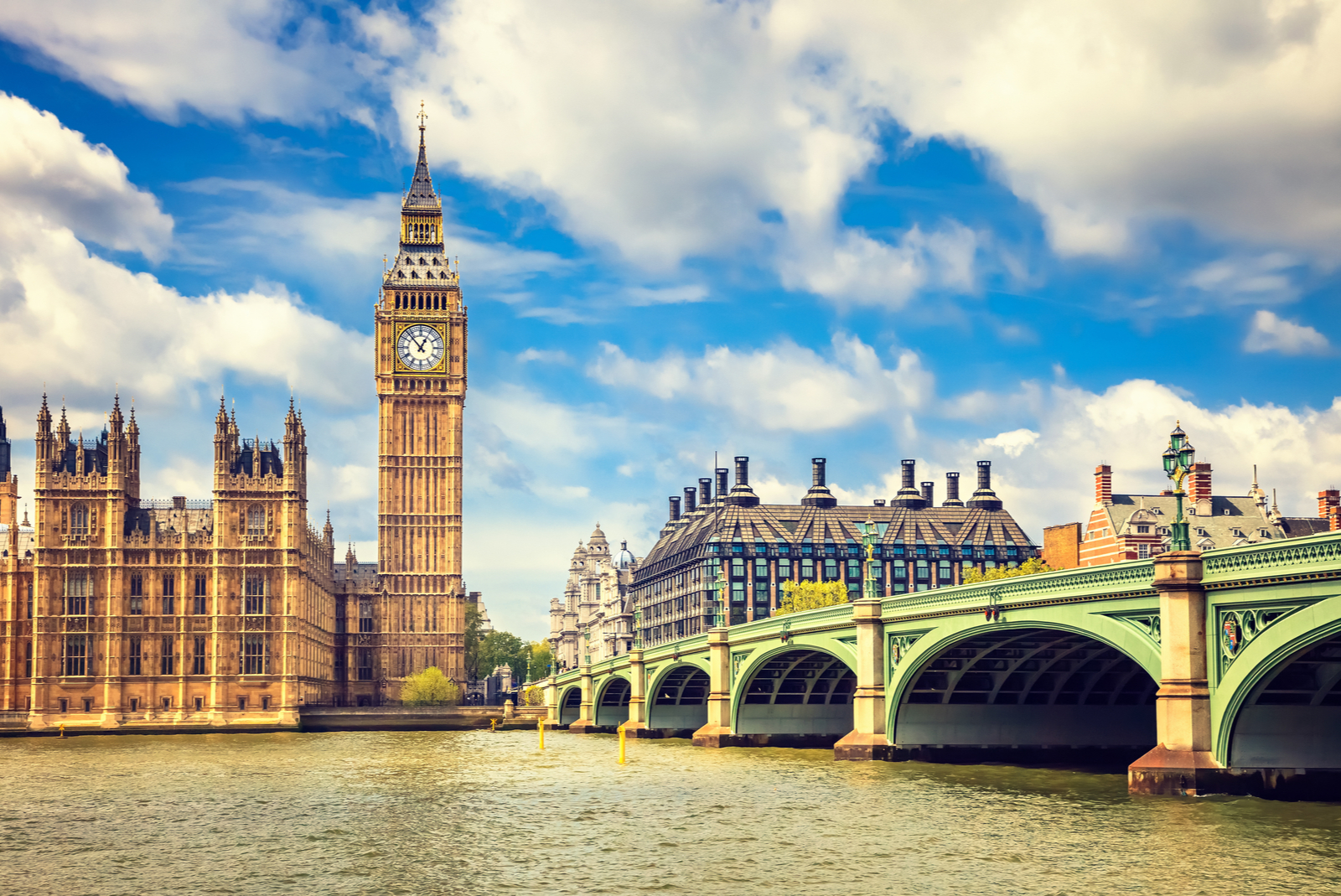 londres big ben thames