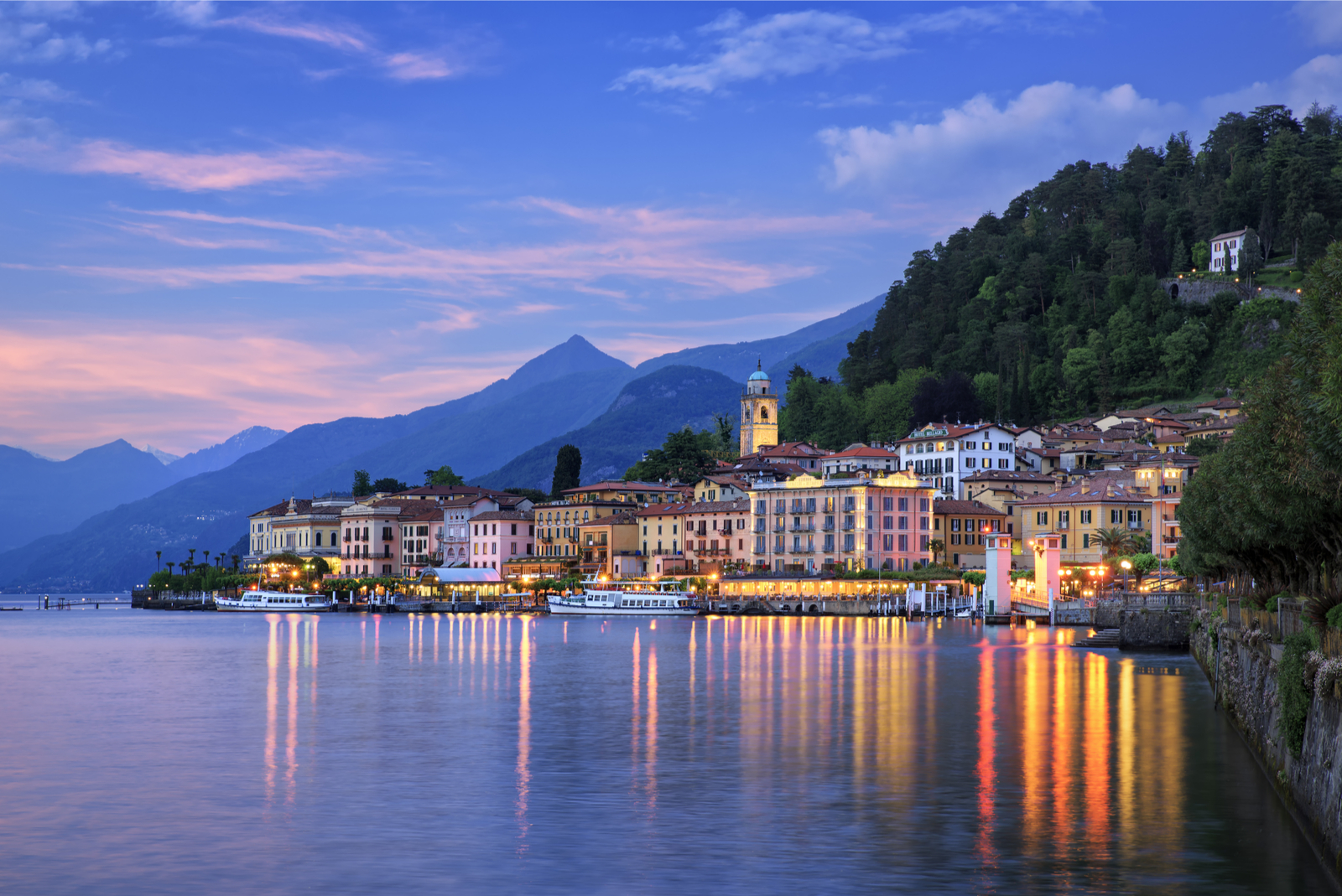 bellagio sur le lac de Côme en Italie