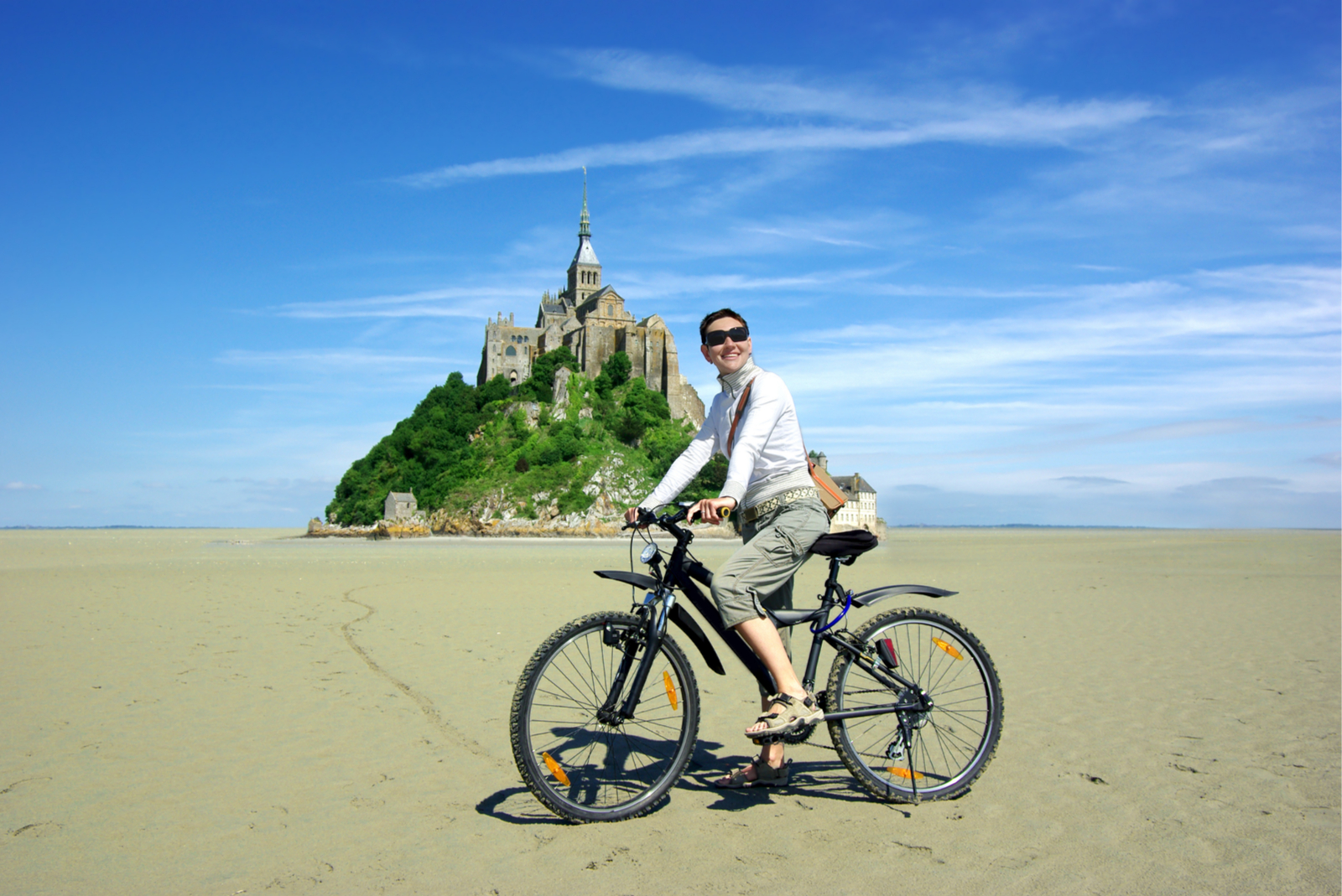 fietsen mont saint michel