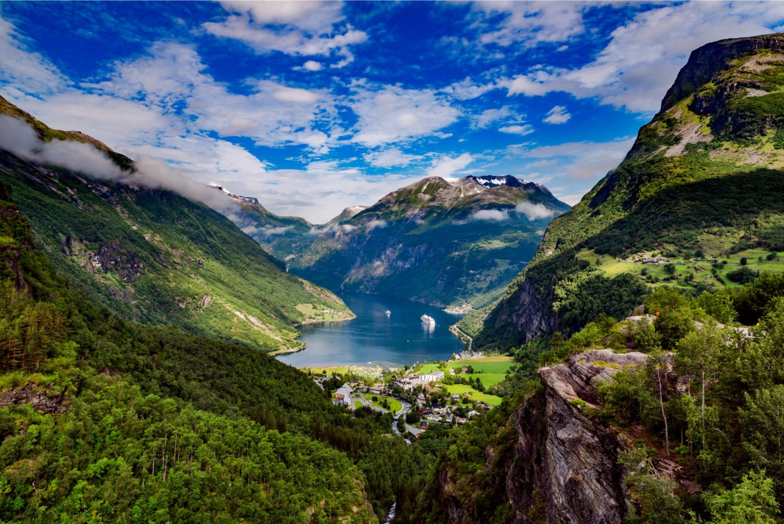 geiranger fjord norvège
