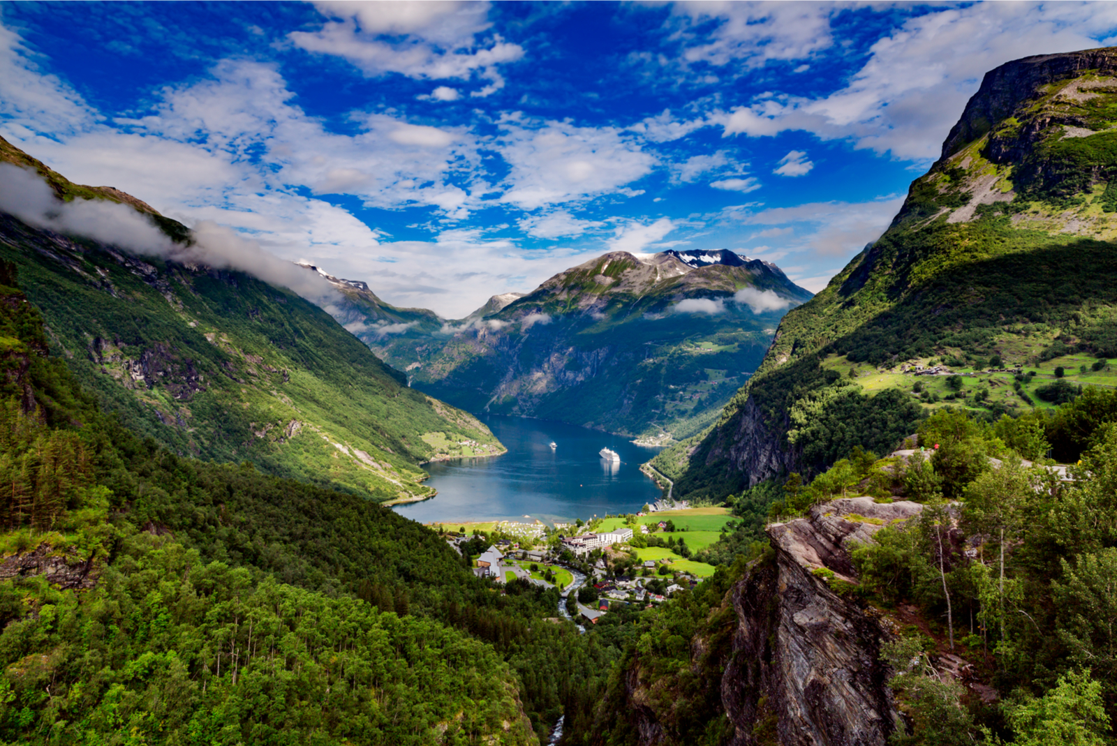 geiranger fjord noorwegen