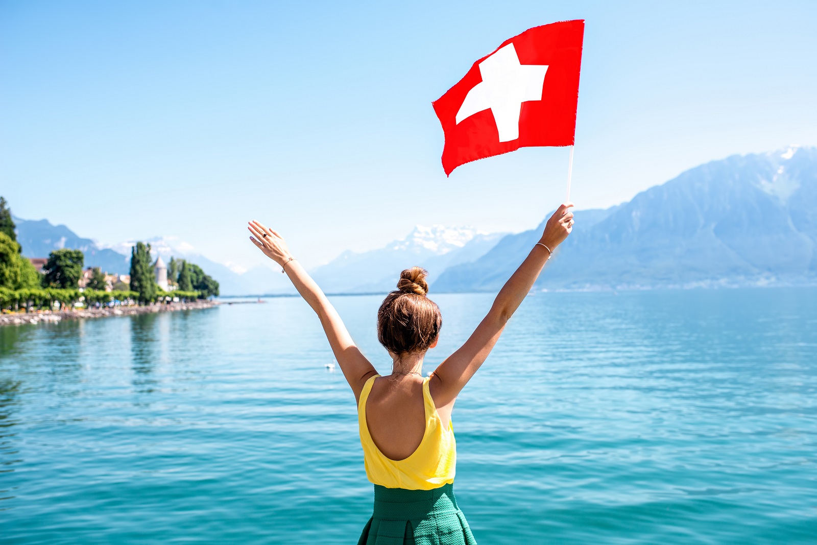 lac de genève en suisse