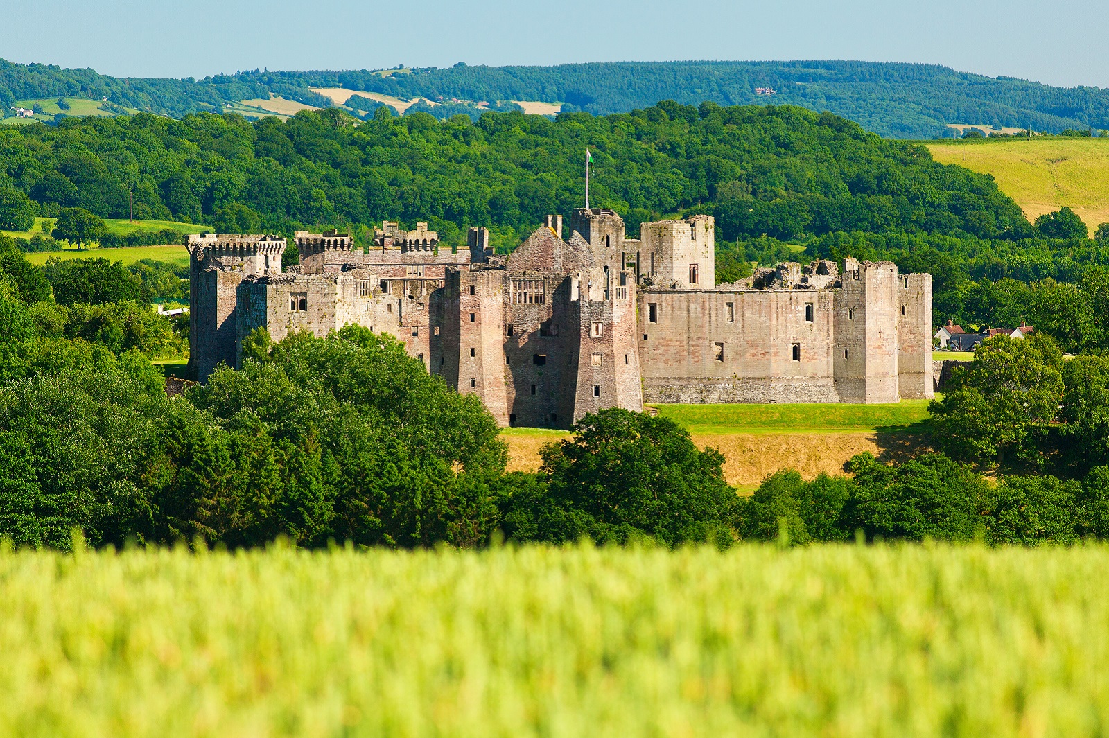 raglan castle in wales