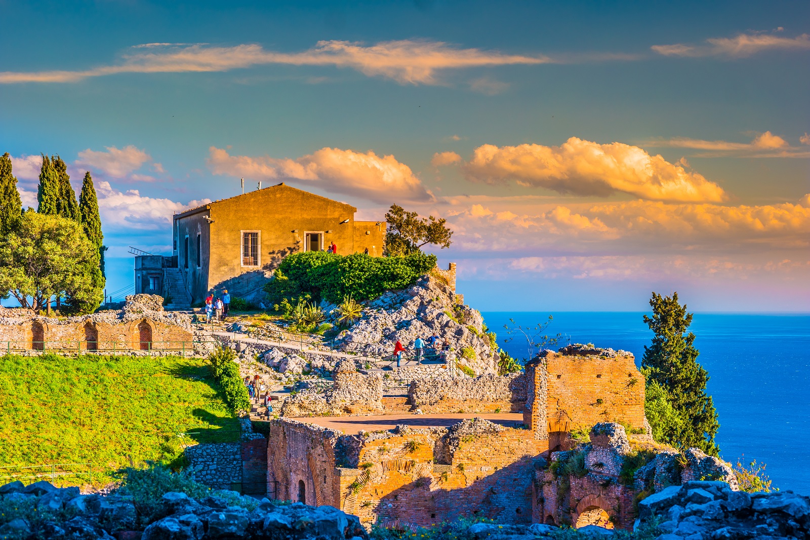 toarmina theater in sicilië