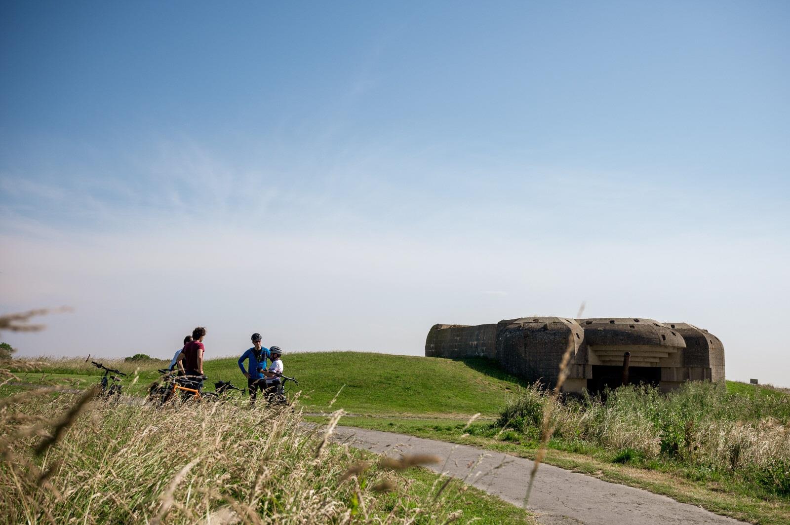 Longues-sur-Mer fietsen normandië