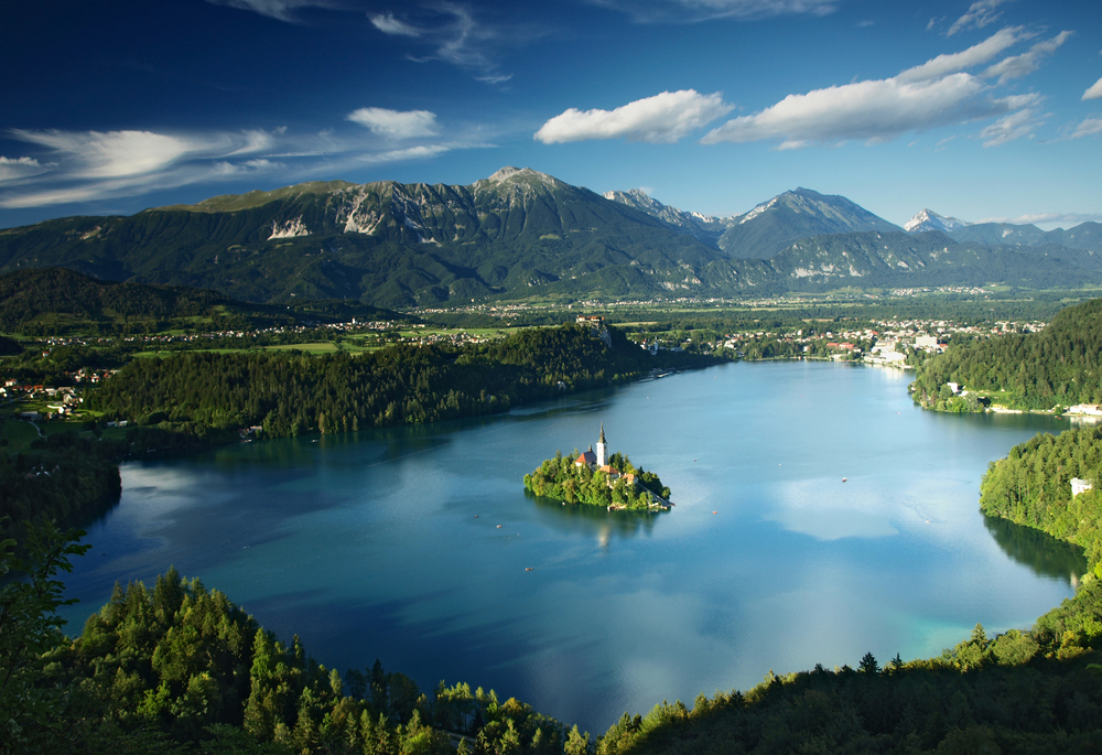 het meer van bled in de julische alpen