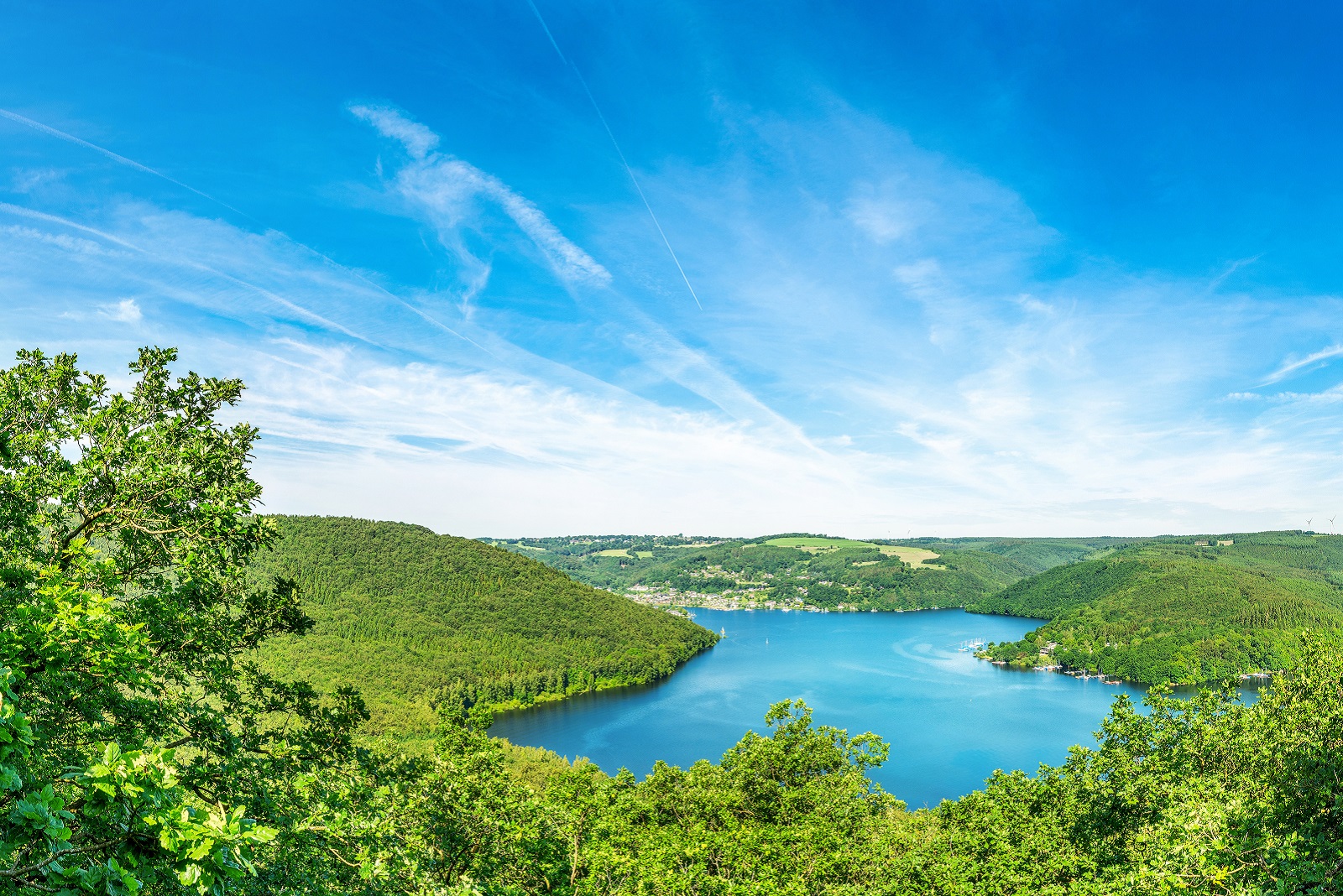 panorama van de eifel in duitsland