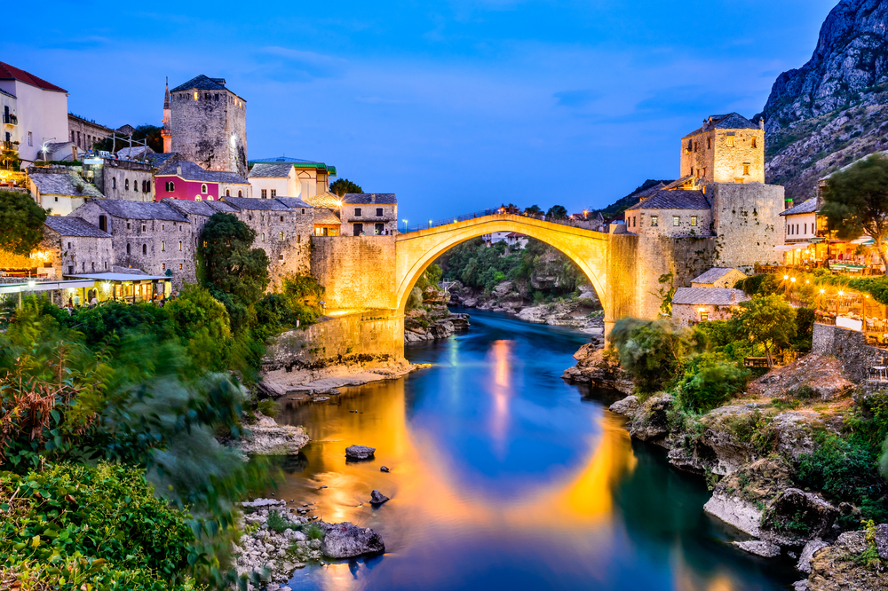 de oude brug in mostar