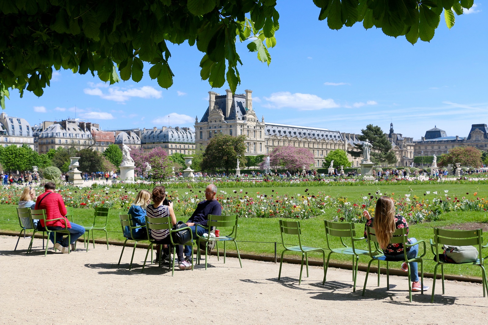 jardin de tuileries à parijs