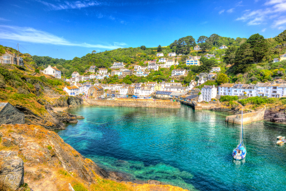 port de polperro en cornouailles, angleterre