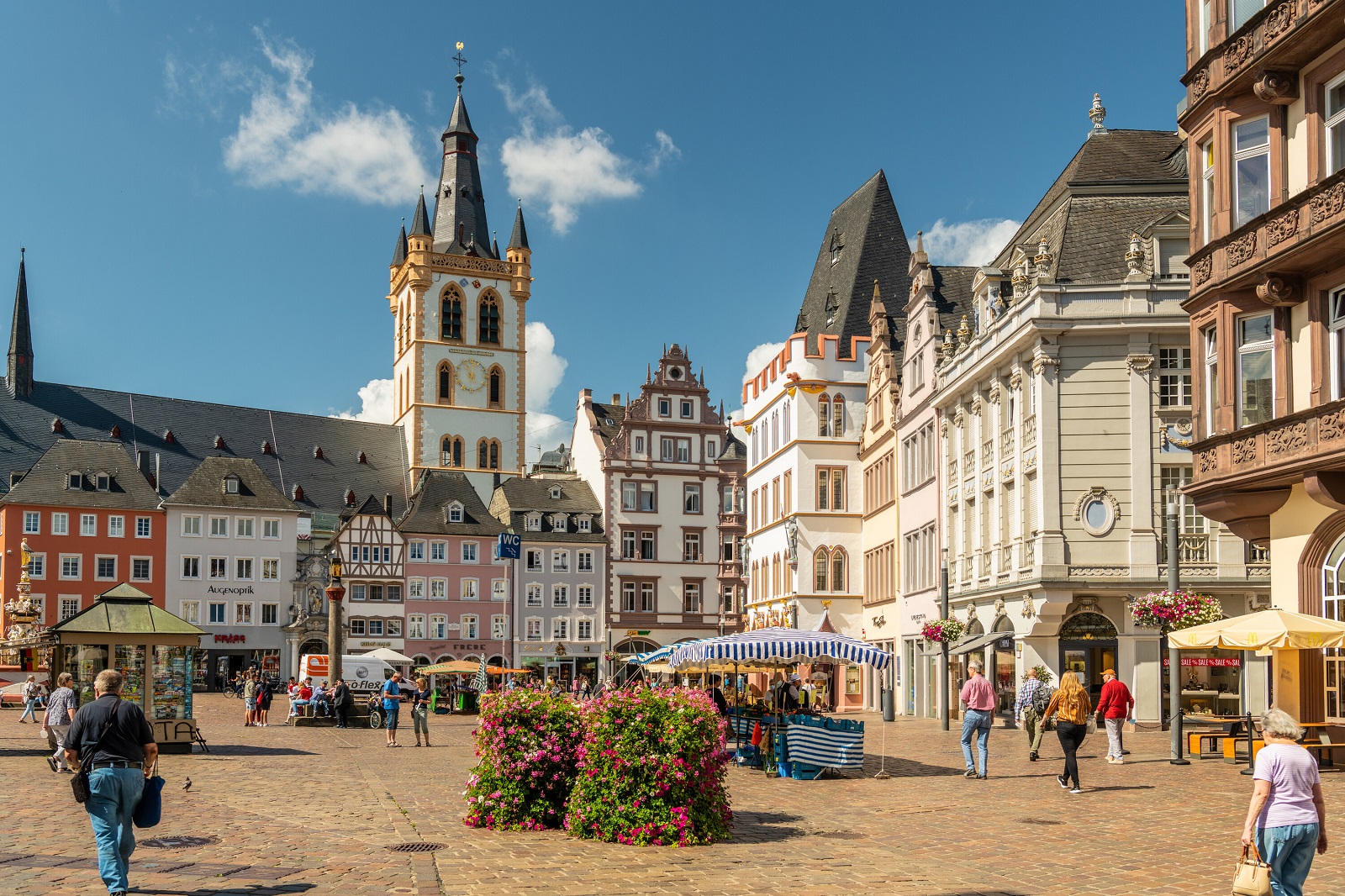de Hauptmarkt in Trier