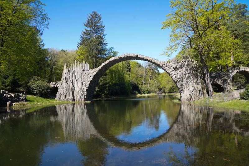 rakotzbrug in muskau park 