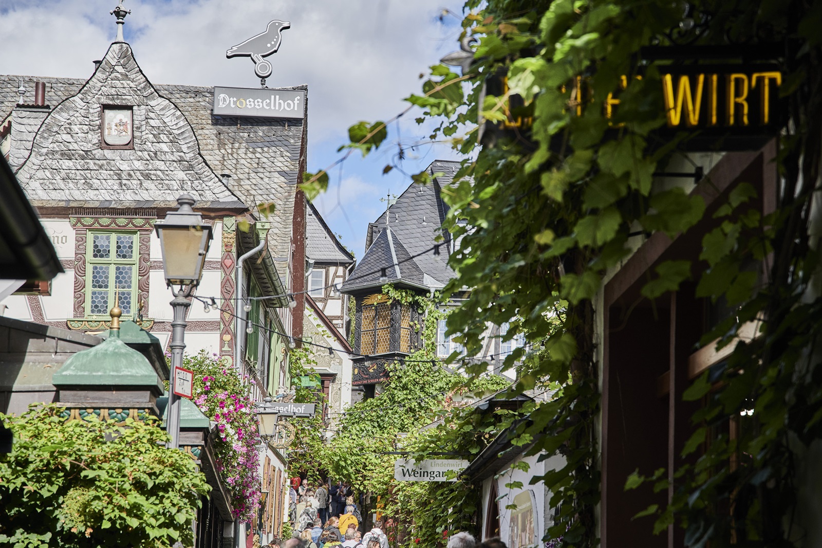 drosselgasse in rudesheim am rhein