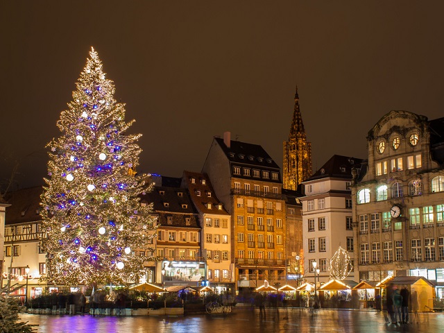 Kerst Straatsburg Strasbourg Frankrijk