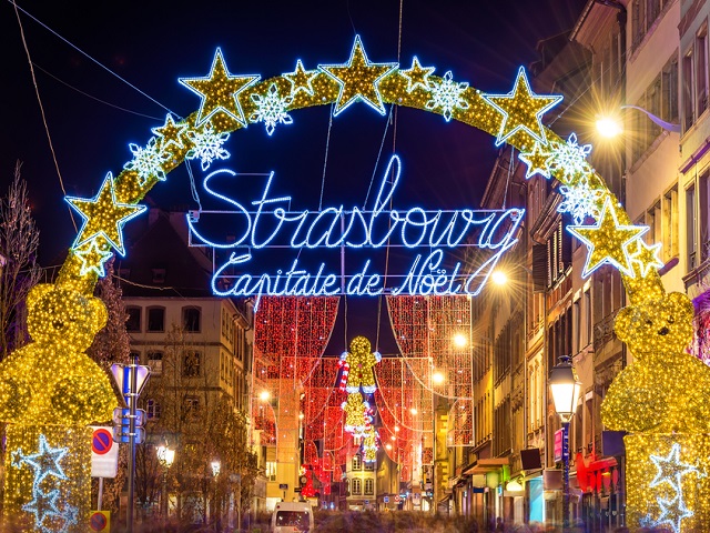 Kerstmarkt Strasbourg Straatsburg Frankrijk