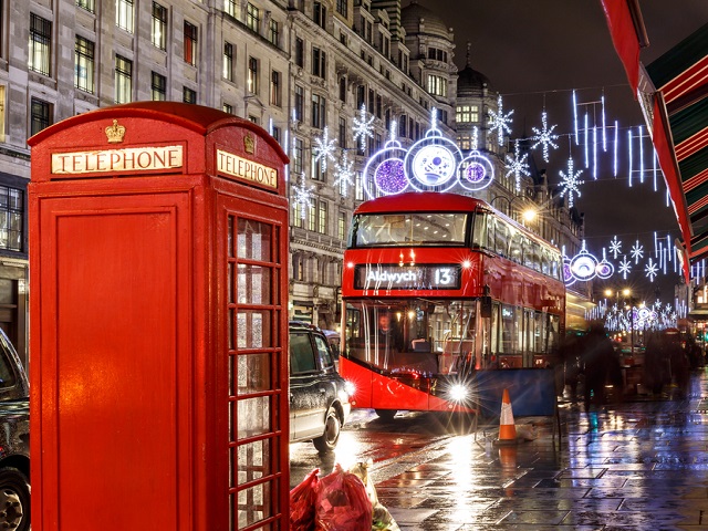 Londen kerst shopping