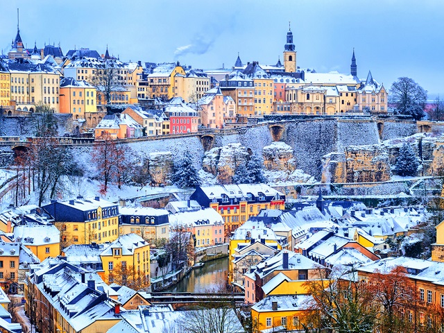 Luxemburg kerst winter