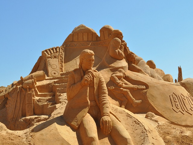 zand sculptuur